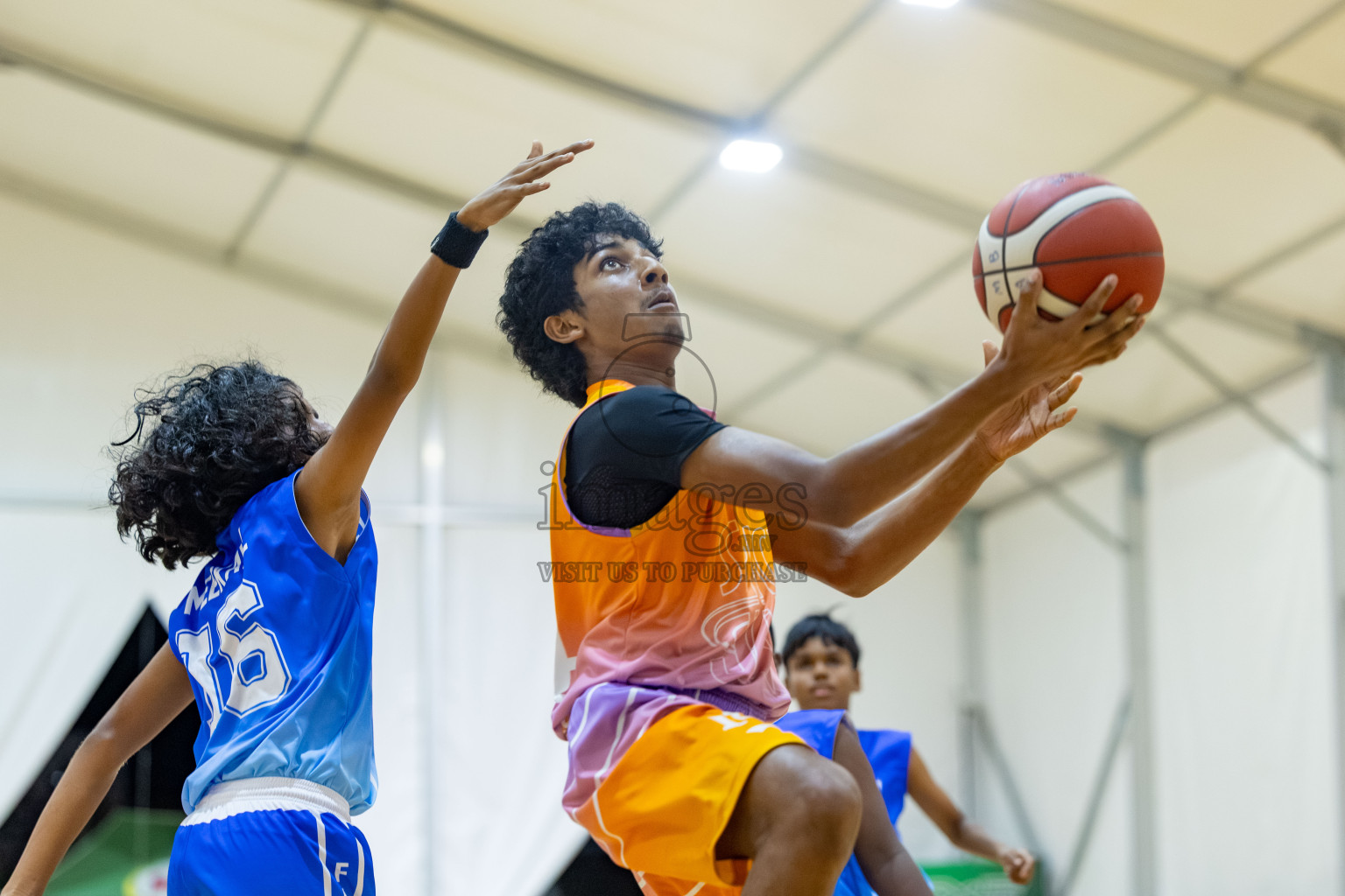Milo 5 x 5 Junior Challenge 2025 - Basketball tournament held in Basketball Training Center, Male', Maldives on Thursday, 09th October 2025. 
Photo by: Hassan Simah / Images.mv