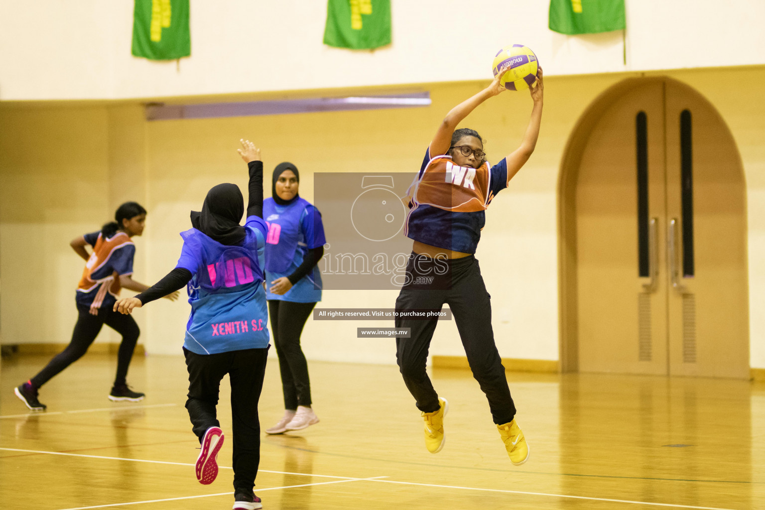 Milo National Netball Tournament 1st December 2021 at Social Center Indoor Court, Male, Maldives. Photos: Maanish/ Images Mv