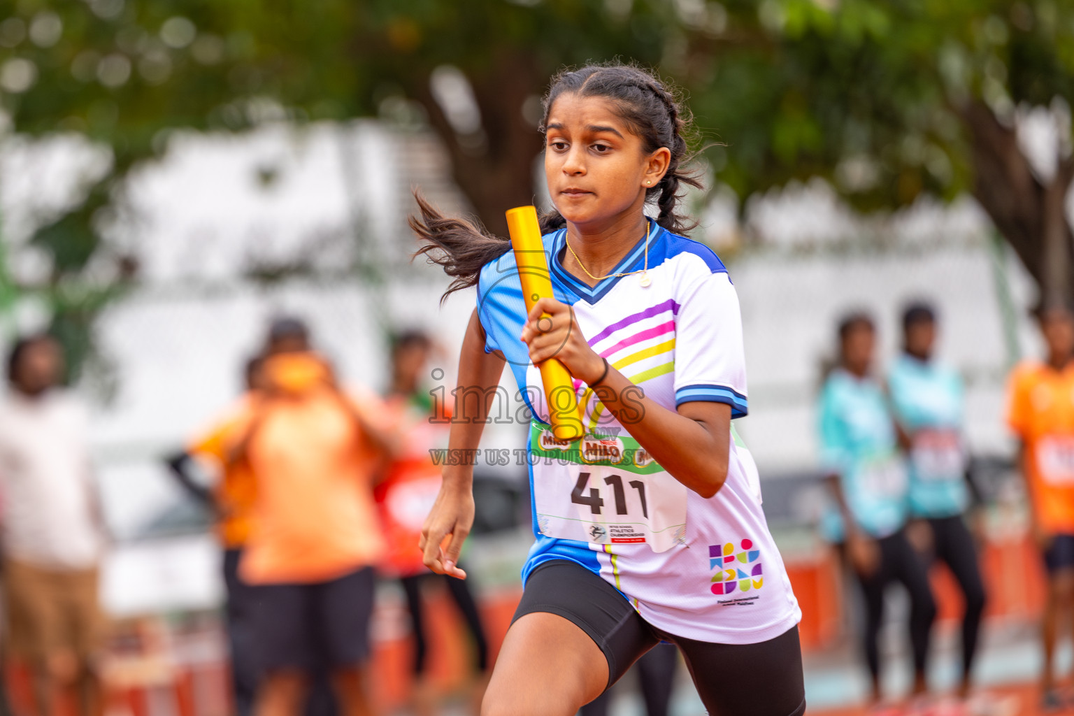 Day 6 of Inter-school Athletics Championship 2025 held in Ekuveni Synthetic Track, Male', Maldives on Sunday, 12th October 2025. Photos by: Ismail Thoriq / Images.mv