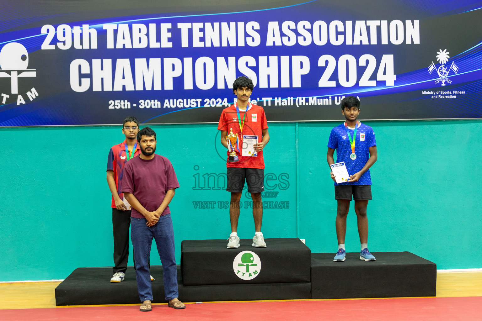 29th Table Tennis Association Championship 2024, 30th August 2024 at Male'TT Hall,Photos by Shuu Abdul Sattar