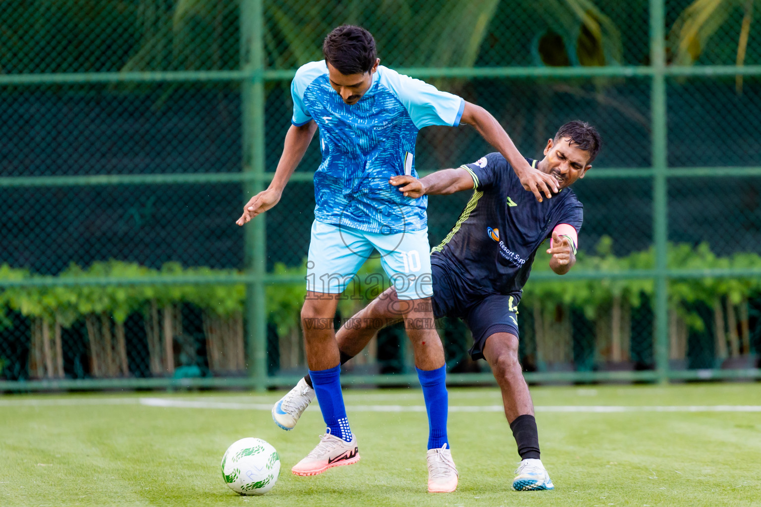 Kuramathi vs Lily Beach in Day 3 of Resort League 2025 (Ari Zone) was held on Sunday, 22nd June 2025 in Conrad Maldives Rangali Island, Alif Dhaalu Atoll, Maldives. Photos: Nausham Waheed / images.mv