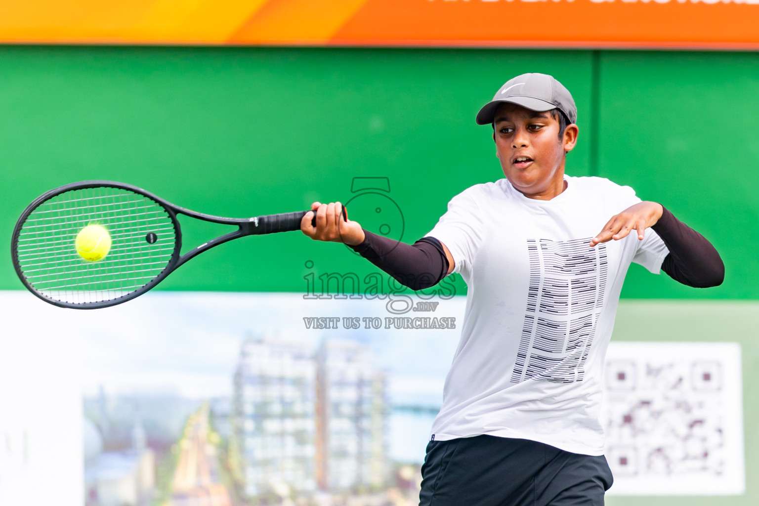 Day 5 of ATF Maldives Junior Open Tennis was held in Male' Tennis Court, Male', Maldives on Monday, 16th December 2024. Photos: Nausham Waheed/ images.mv