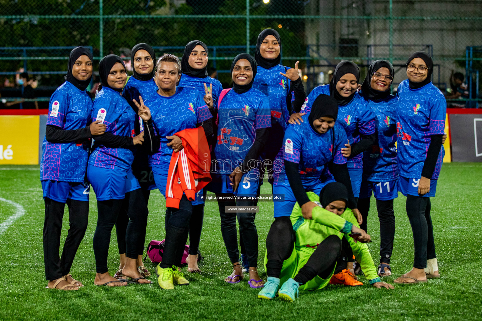 MPL vs Club MYS in Eighteen Thirty Women's Futsal Fiesta 2022 was held in Hulhumale', Maldives on Monday, 21st October 2022. Photos: Hassan Simah / images.mv