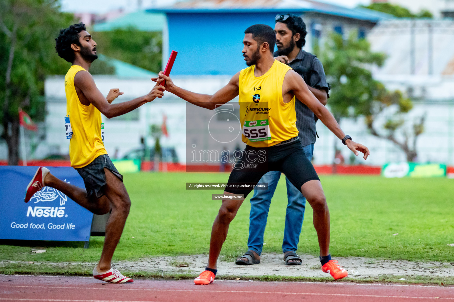 Day 2 of National Athletics Championship 2023 was held in Ekuveni Track at Male', Maldives on Friday, 24th November 2023. Photos: Hassan Simah / images.mv