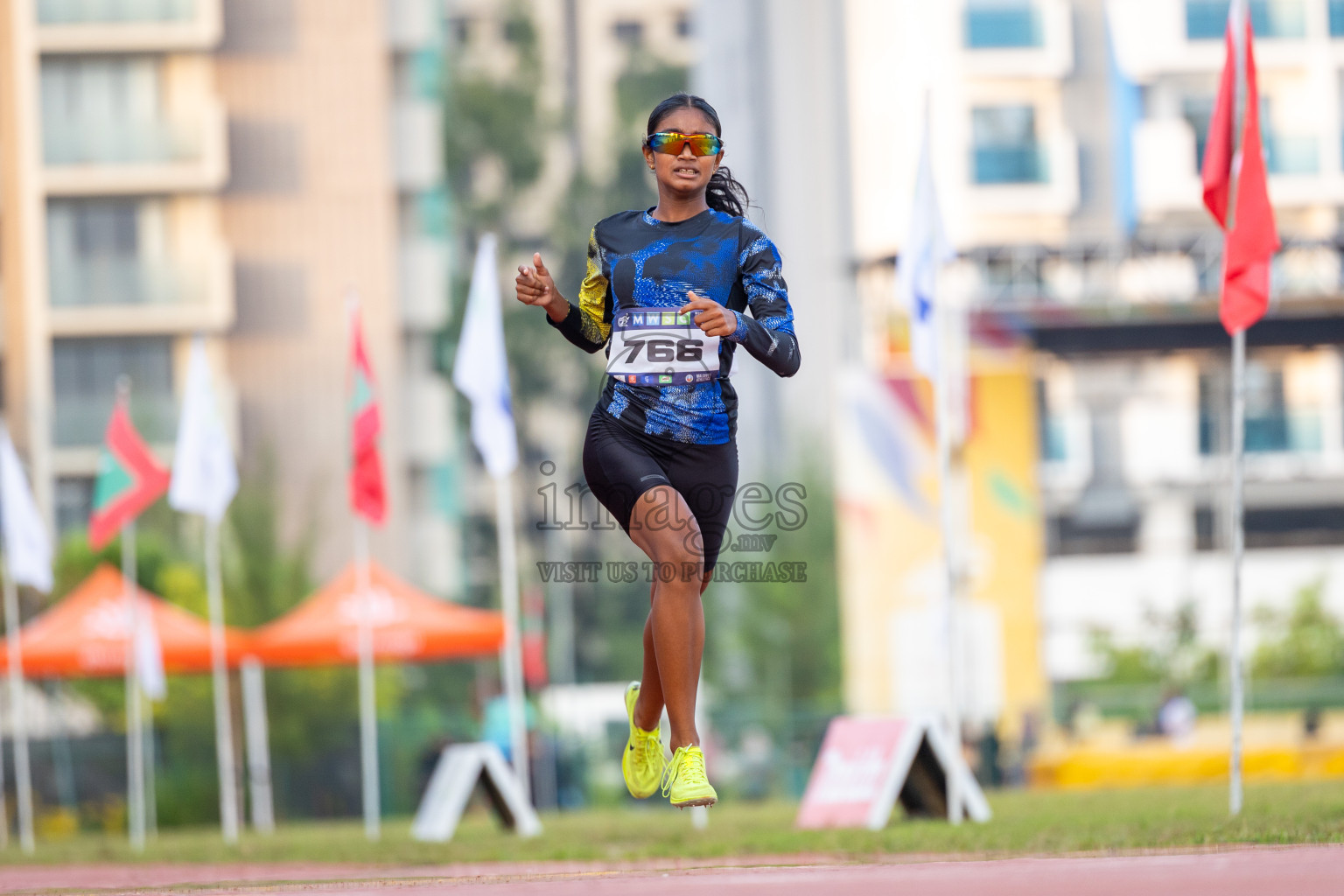 Day 5 of MWSC Interschool Athletics Championships 2024 held in Hulhumale Running Track, Hulhumale, Maldives on Wednesday, 13th November 2024. Photos by: Ismail Thoriq / Images.mv