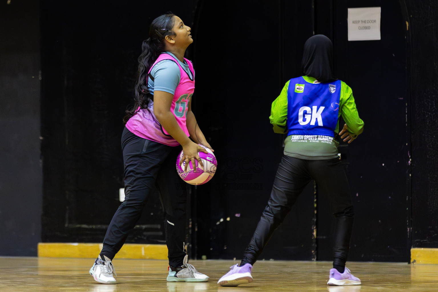 NETGEN A vs FIONTI Sports Academy (U11) in Day 1 of 3rd Junior Championship - Netball association of Maldives, held at Social Center on 19th January 2025 . Photos by Shuu Abdul Sattar