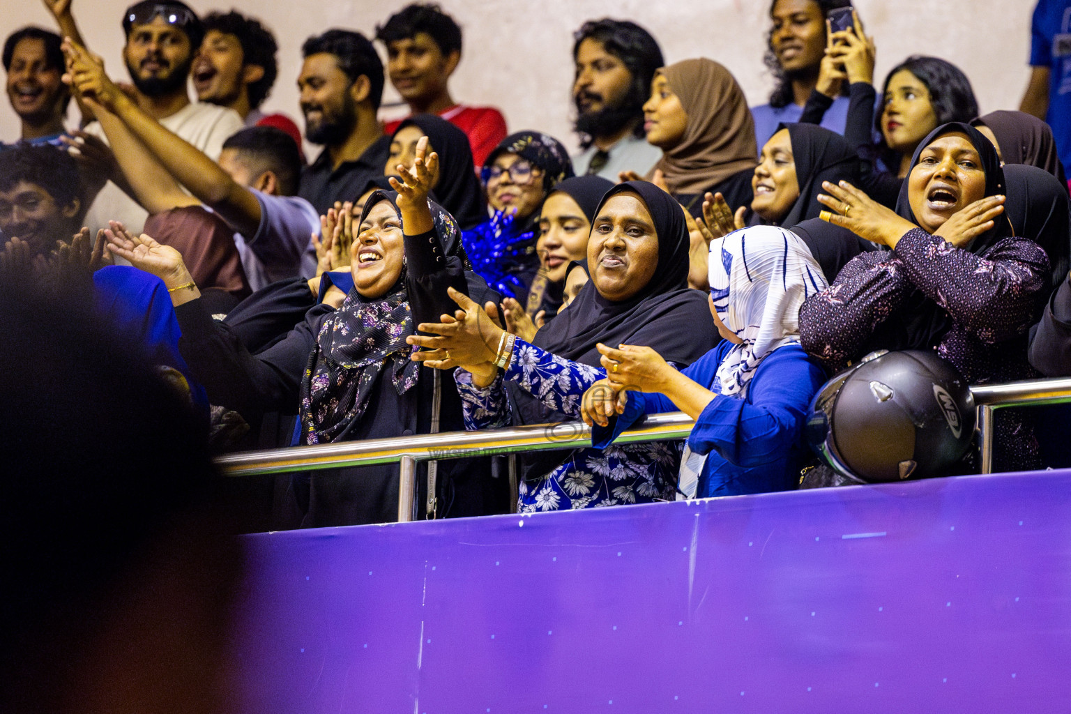 Finals of Interschool Volleyball Tournament 2024 was held in Social Center at Male', Maldives on Friday, 6th December 2024. Photos: Nausham Waheed / images.mv