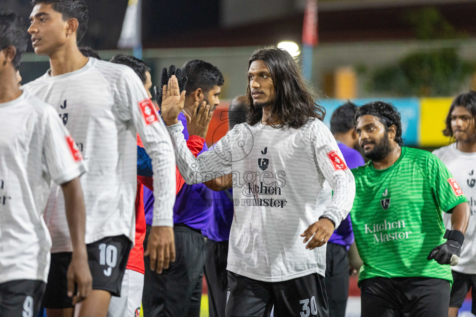 Sh Maroshi vs Sh Kanditheemu in Day 8 of Golden Futsal Challenge 2024 was held on Monday, 22nd January 2024, in Hulhumale', Maldives Photos: Nausham Waheed / images.mv