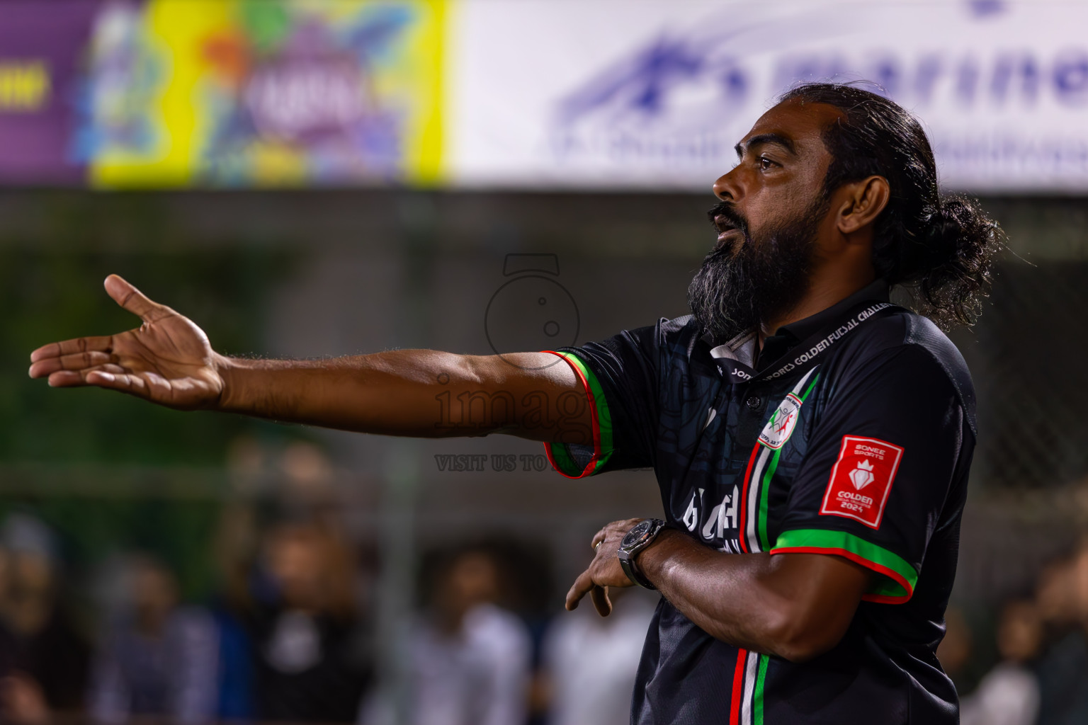 L Maamendhoo vs L Isdhoo in Day 12 of Golden Futsal Challenge 2024 was held on Friday, 26th January 2024, in Hulhumale', Maldives
Photos: Ismail Thoriq / images.mv