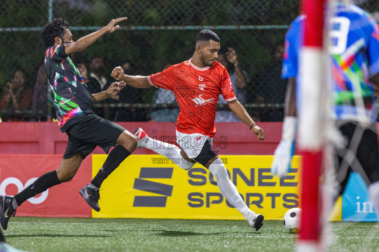 HA. Utheemu vs HA. Thuraakunu in Day 1 of Golden Futsal Challenge 2024 was held on Monday, 15th January 2024, in Hulhumale', Maldives Photos: Nausham Waheed  / images.mv