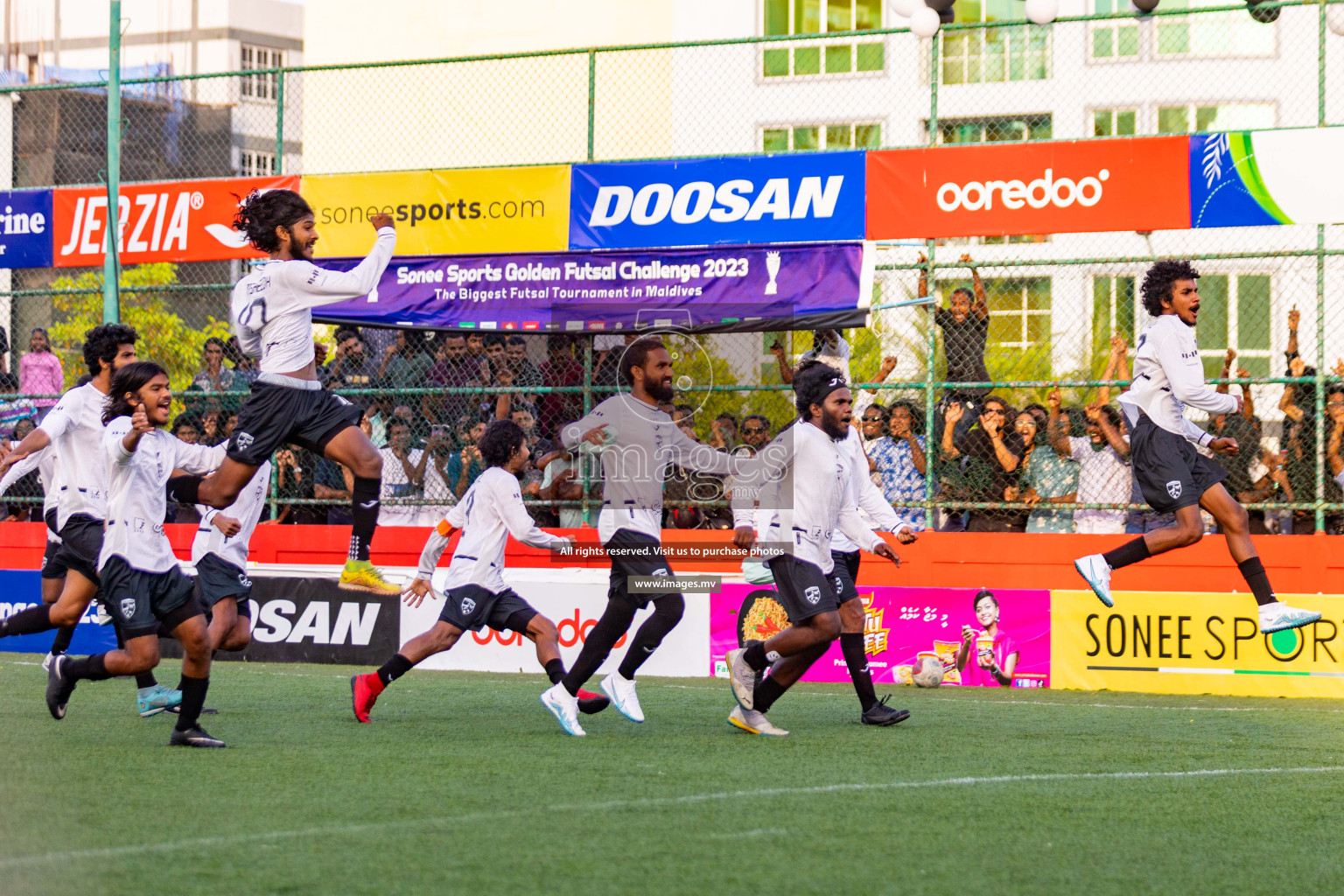 Matchday 21 of Golden Futsal Challenge 2023 on 25 February 2023 in Hulhumale, Male, Maldives