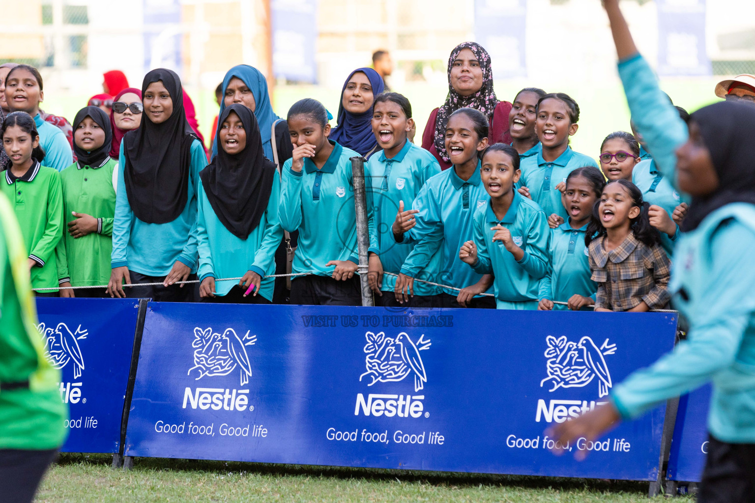 Day 3 of Nestle' Kids Netball Fiesta 2023 held in Henveyru Stadium, Male', Maldives on Saturday, 2nd December 2023. Photos by Nausham Waheed / Images.mv