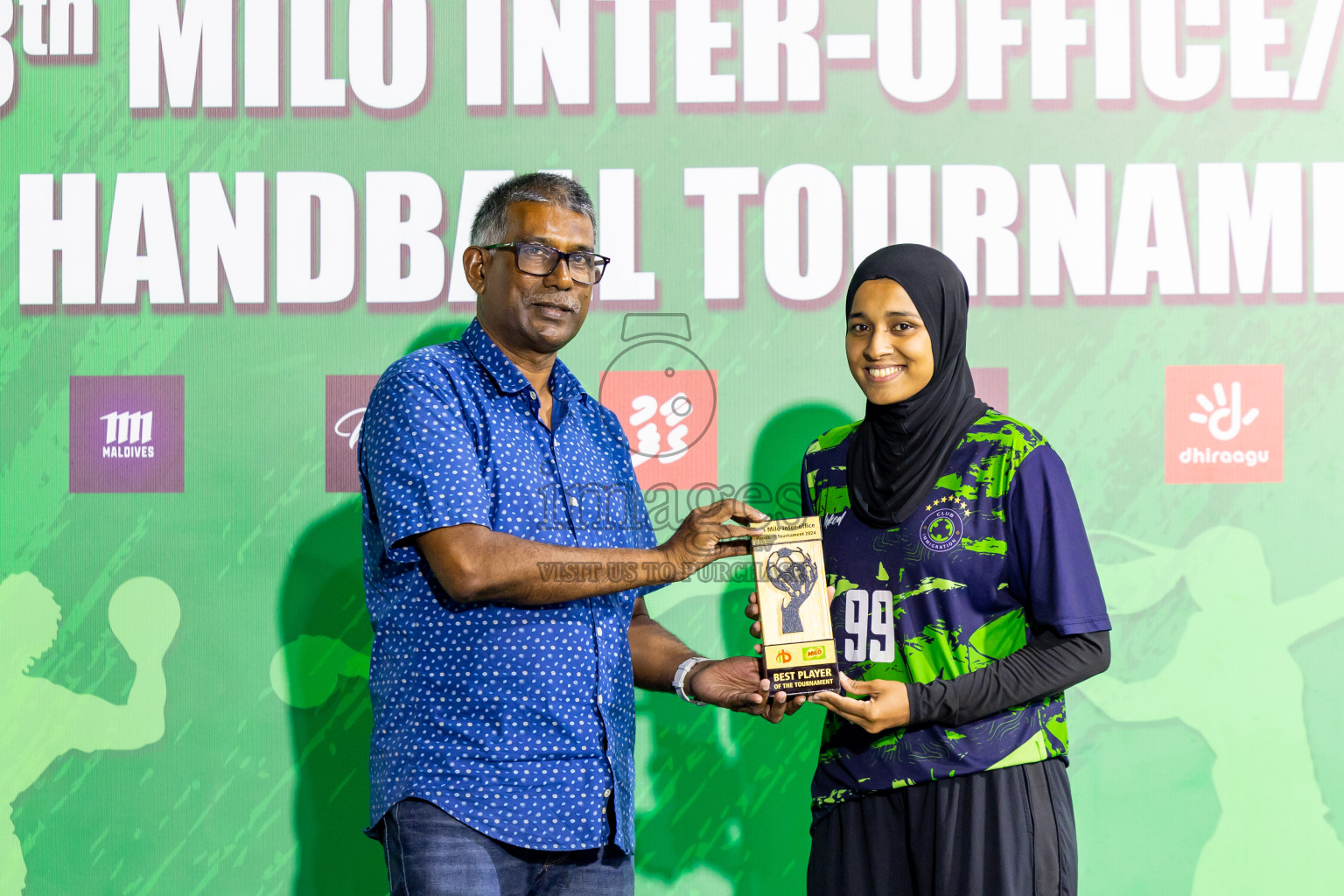 1st Division Final of 8th Inter-Office/Company Handball Tournament 2024, held in Handball ground, Male', Maldives on Tuesday, 11th September 2024 Photos: Nausham Waheed/ Images.mv