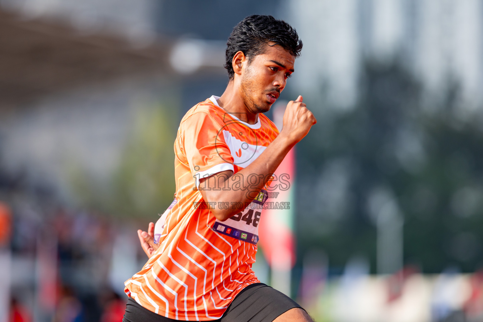 Day 6 of MWSC Interschool Athletics Championships 2024 held in Hulhumale Running Track, Hulhumale, Maldives on Thursday, 14th November 2024. Photos by: Nausham Waheed / Images.mv