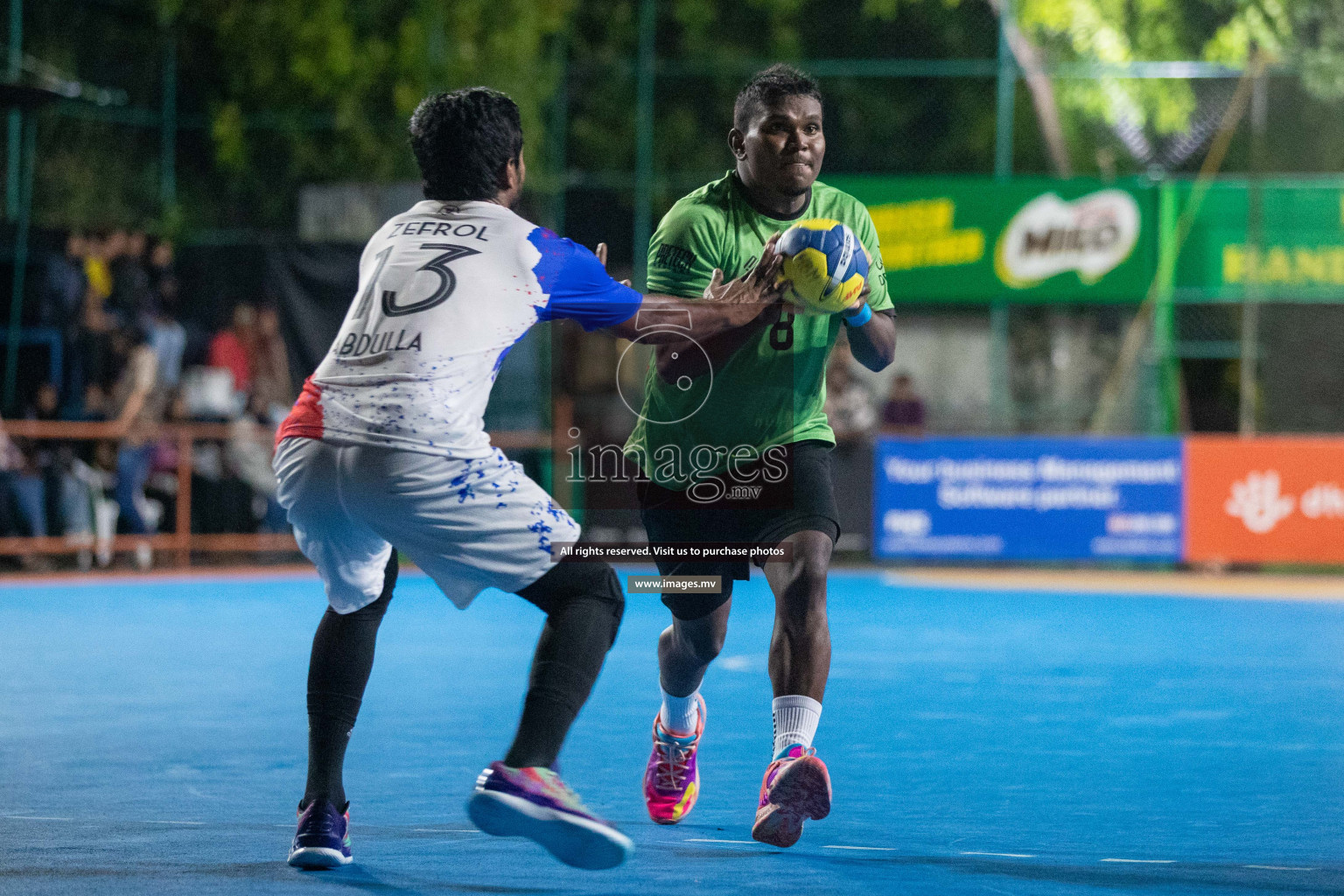 Day 3 of 6th MILO Handball Maldives Championship 2023, held in Handball ground, Male', Maldives on Friday, 22nd May 2023 Photos: Nausham Waheed/ Images.mv