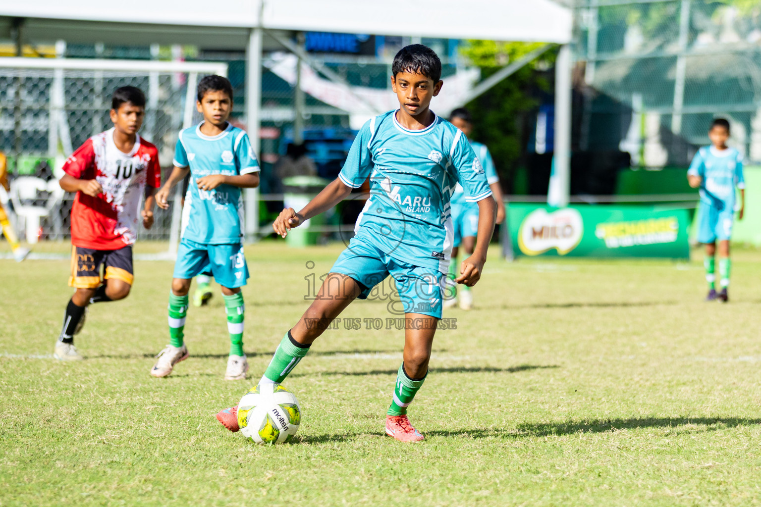 Day 3 of MILO Academy Championship 2025 (U-12) was held at Henveiru Stadium in Male', Maldives on Saturday, 3rd May 2025. 
Photos: Hassan Simah  / images.mv