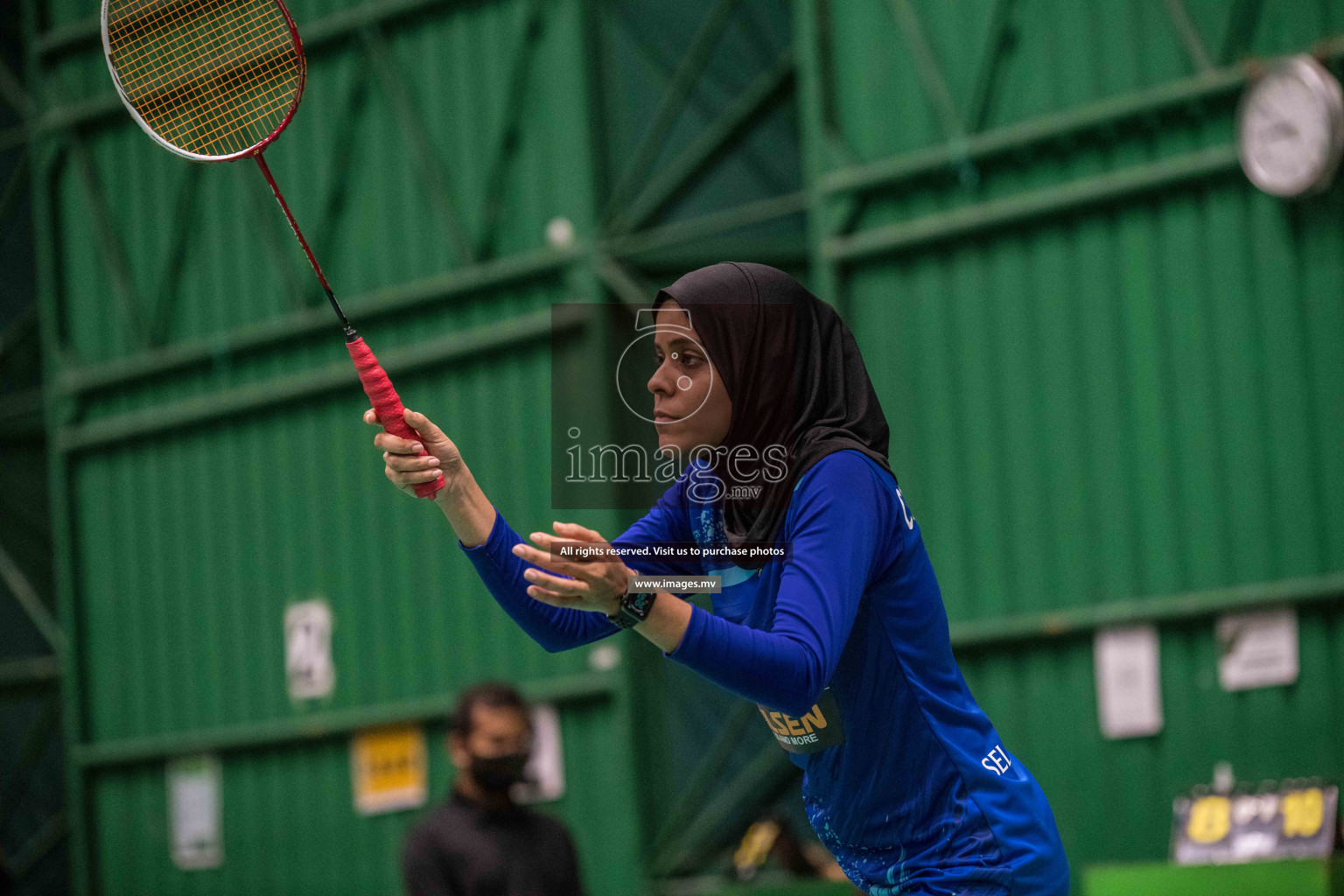 Day 5 of Badminton association mixed group championship 2021 held in Male', Maldives Photos by Nausham Waheed