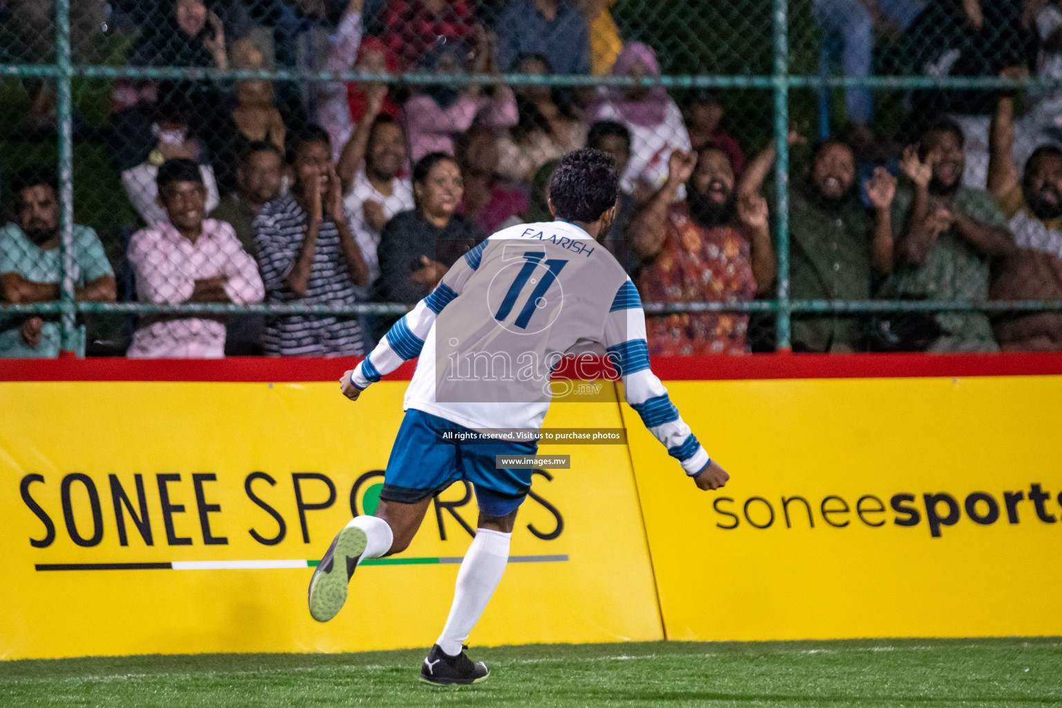 Club AVSEC vs TEAM DJA in Club Maldives Cup 2022 was held in Hulhumale', Maldives on Sunday, 9th October 2022. Photos: Hassan Simah / images.mv