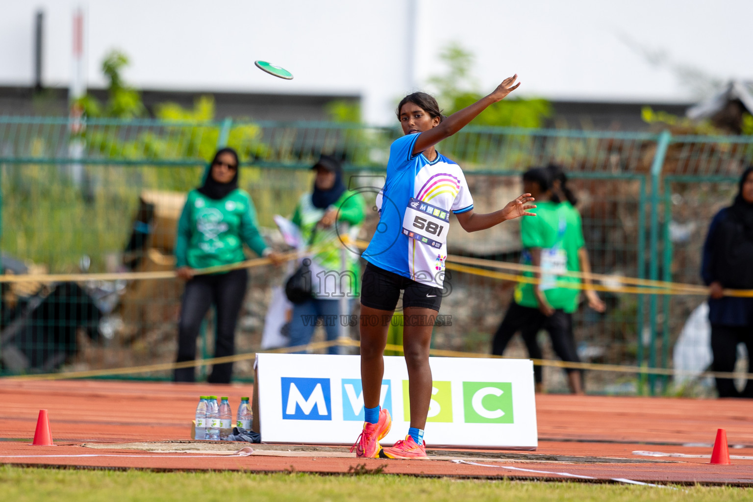 Day 2 of MWSC Interschool Athletics Championships 2024 held in Hulhumale Running Track, Hulhumale, Maldives on Sunday, 10th November 2024.
Photos by: Ismail Thoriq / Images.mv