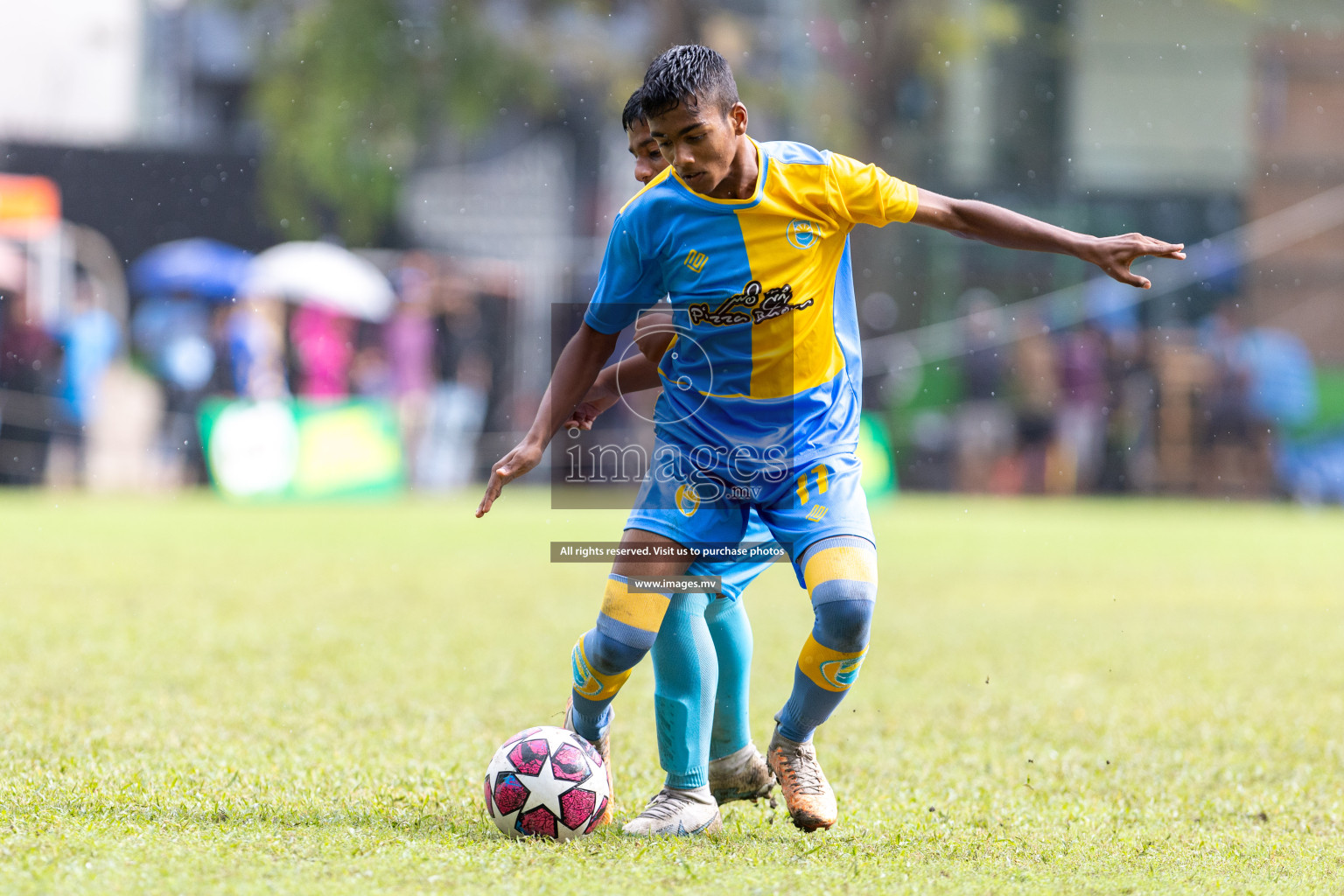 Day 2 of MILO Academy Championship 2023 (u14) was held in Henveyru Stadium Male', Maldives on 4th November 2023. Photos: Nausham Waheed / images.mv