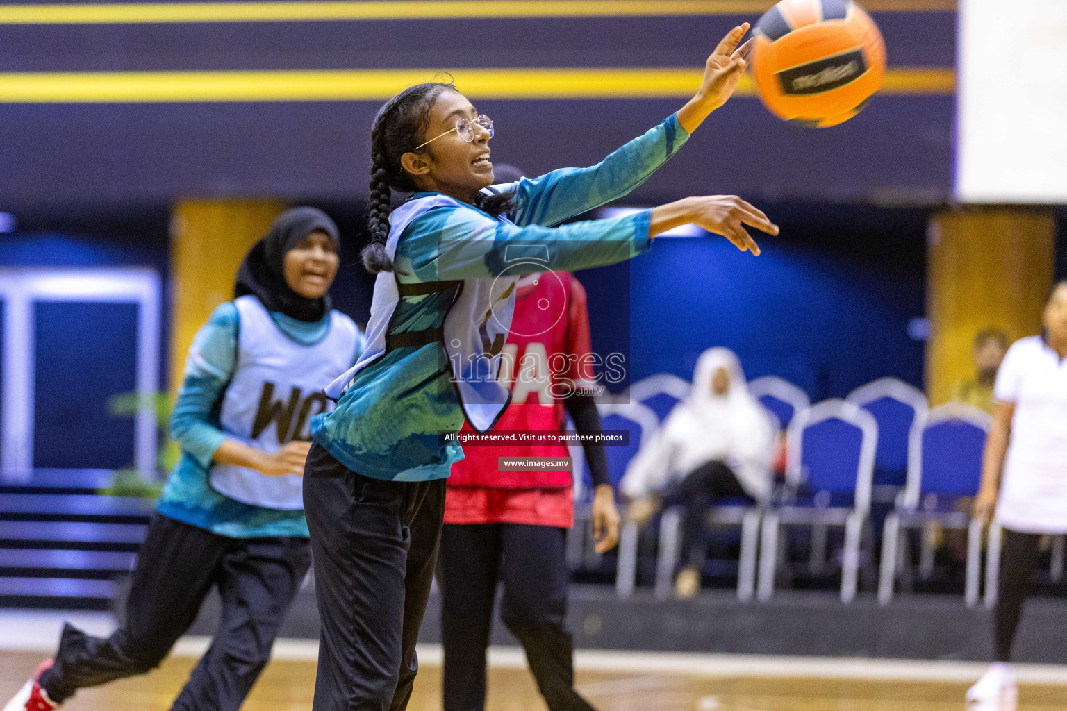 Day4 of 24th Interschool Netball Tournament 2023 was held in Social Center, Male', Maldives on 30th October 2023. Photos: Nausham Waheed / images.mv