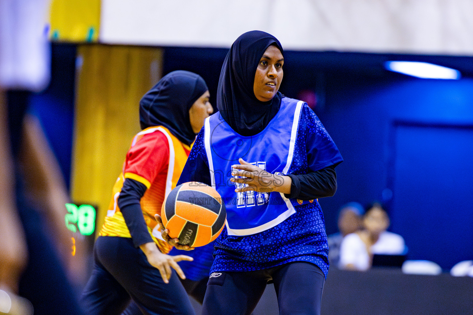 Day 5 of 21st National Netball Tournament was held in Social Canter at Male', Maldives on Sunday, 13th May 2024. Photos: Nausham Waheed / images.mv