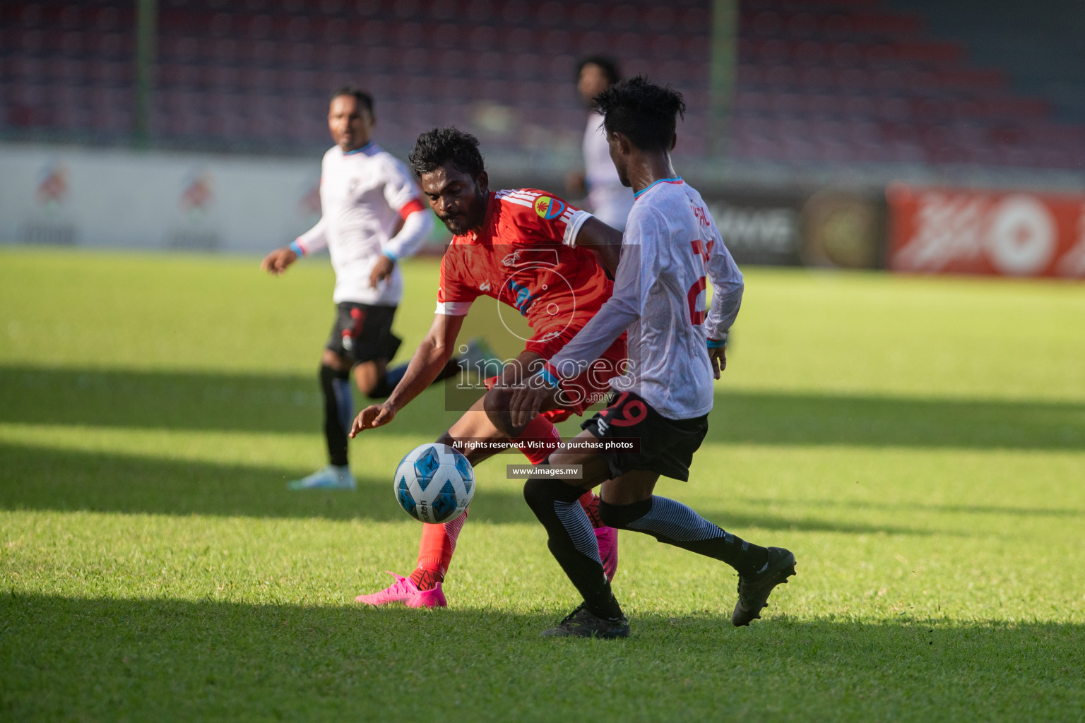 Tent Sports Club vs Club PK in 2nd Division 2022 on 13th July 2022, held in National Football Stadium, Male', Maldives  Photos: Hassan Simah / Images.mv