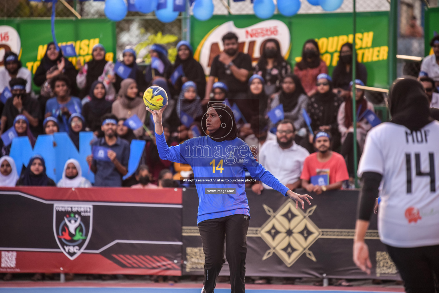 Day 3 of Milo 6th Inter Office Handball Tournament 2022 - Photos by Nausham Waheed