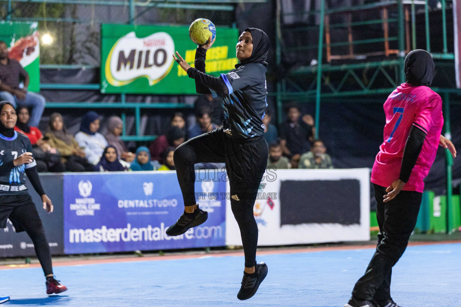 Day 18 of 10th National Handball Tournament 2023, held in Handball ground, Male', Maldives on Sunday, 17th December 2023 Photos: Nausham Waheed/ Images.mv