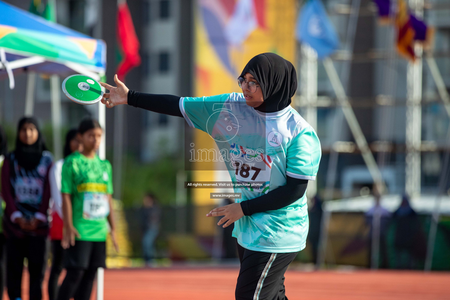 Day three of Inter School Athletics Championship 2023 was held at Hulhumale' Running Track at Hulhumale', Maldives on Tuesday, 16th May 2023. Photos: Nausham Waheed / images.mv