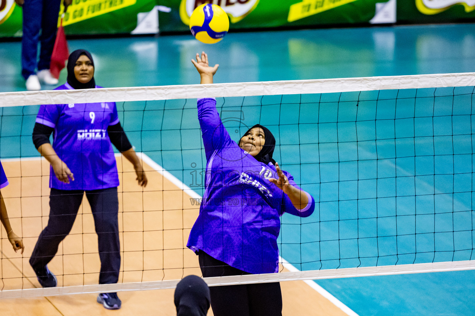 Final of Women's Division of Milo VAM Cup 2024 held in Male', Maldives on Saturday, 13th July 2024 at Social Center Indoor Hall Photos By: Nausham Waheed / images.mv