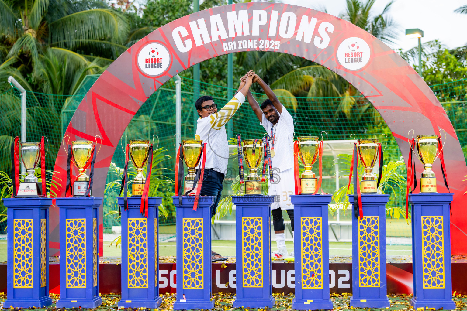 Barcelo vs Conrad in the Final of Resort League 2025 (Ari Zone) was held on Sunday, 28th June 2025 in Conrad Maldives Rangali Island, Alif Dhaalu Atoll, Maldives. Photos: Nausham Waheed / images.mv