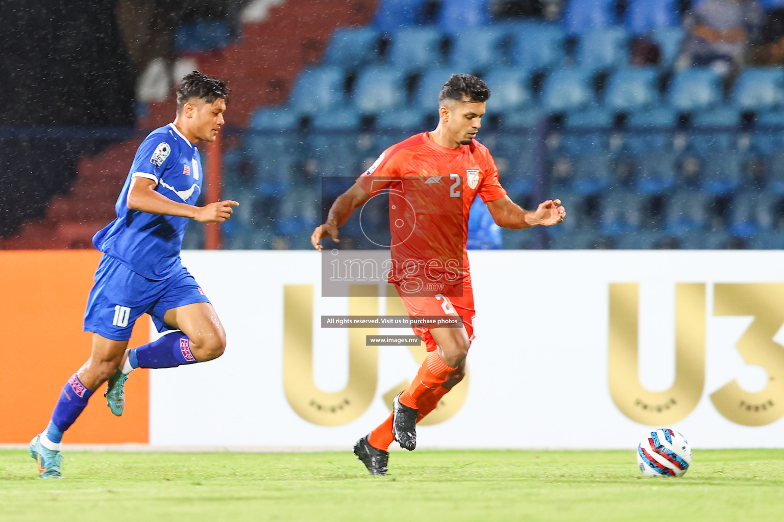 Nepal vs India in SAFF Championship 2023 held in Sree Kanteerava Stadium, Bengaluru, India, on Saturday, 24th June 2023. Photos: Nausham Waheed, Hassan Simah / images.mv