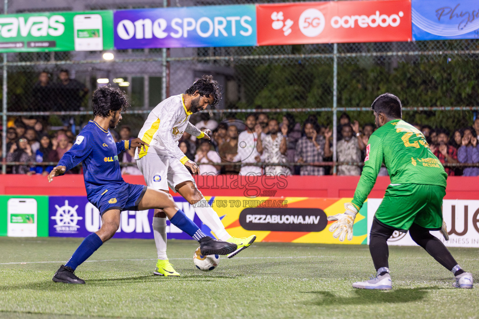 HA Baarah vs HA Maarandhoo in Day 5 of Golden Futsal Challenge 2025 on Thursday, 9th January 2025, in Hulhumale', Maldives 
Photos: Hassan Simah / images.mv
