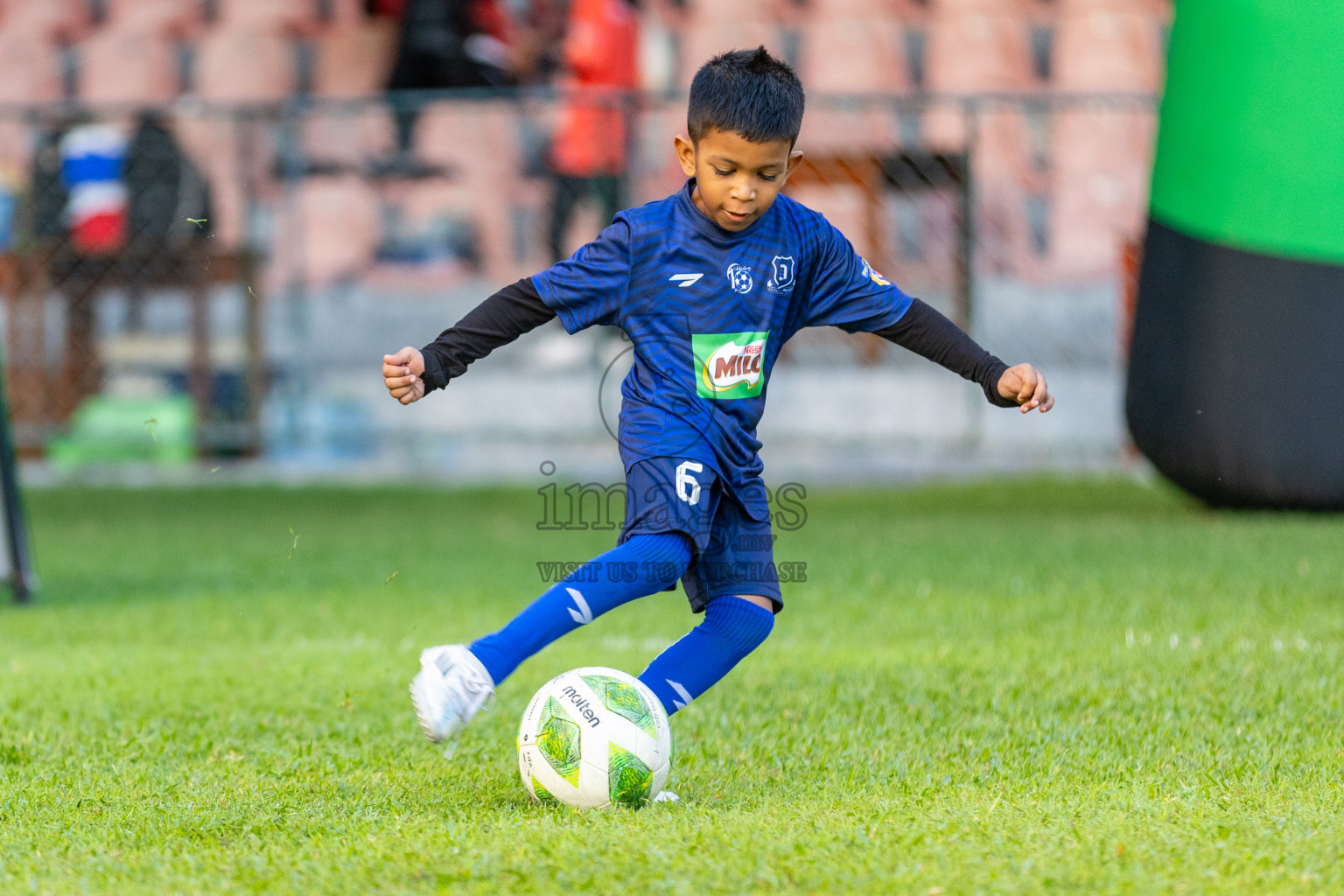 Day 2 of MILO Kids Football Fiesta was held at National Stadium in Male', Maldives on Saturday, 24th February 2024.