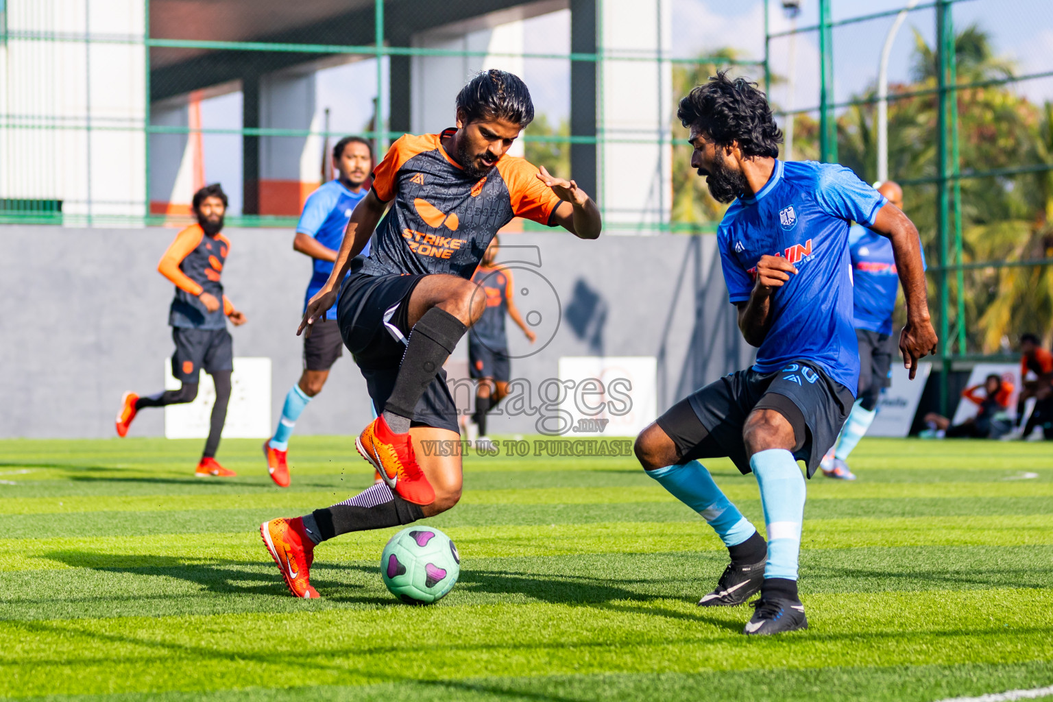 FC Calms vs FC Calms Blue in Day 7 of BG Futsal Challenge 2024 was held on Monday, 18th March 2024, in Male', Maldives Photos: Nausham Waheed / images.mv