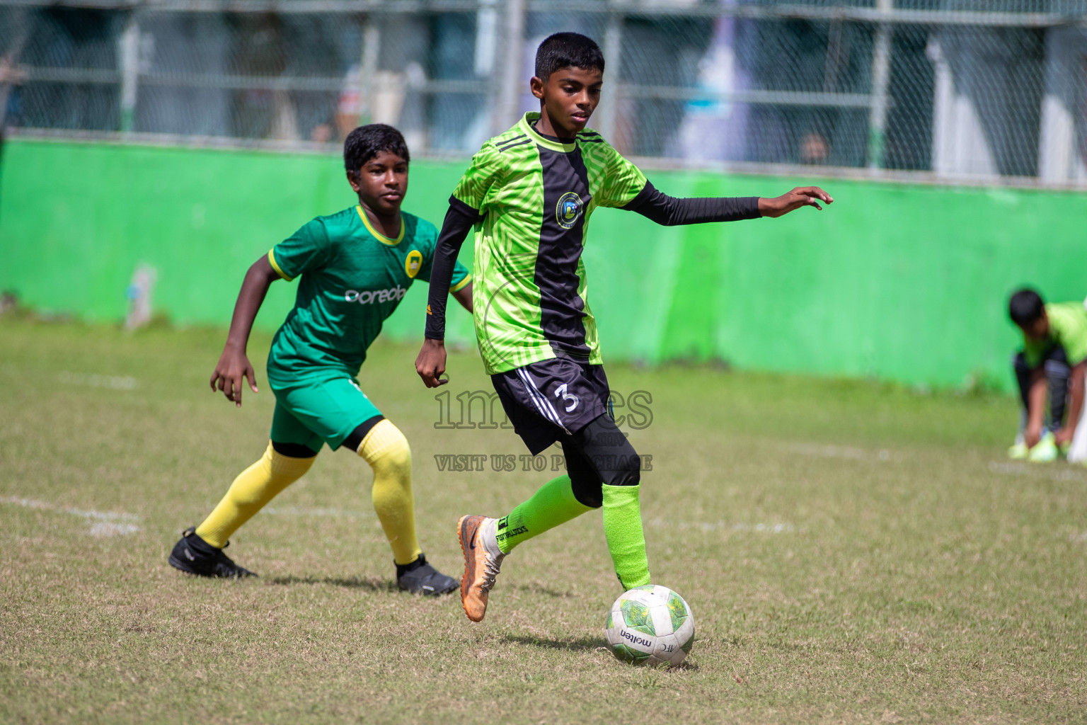 Day 3 of MILO Academy Championship 2024 - U12 was held at Henveiru Grounds in Male', Maldives on Saturday, 6th July 2024. Photos: Mohamed Mahfooz Moosa / images.mv