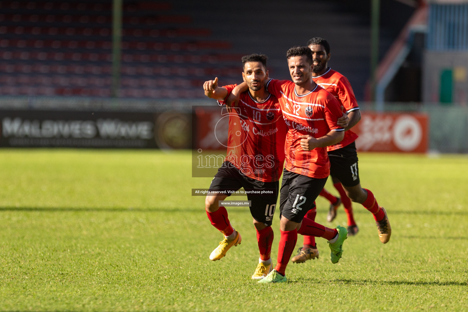 Biss Buru Sports vs JJ Sports Club  in 2nd Division 2022 on 14th July 2022, held in National Football Stadium, Male', Maldives Photos: Hassan Simah / Images.mv