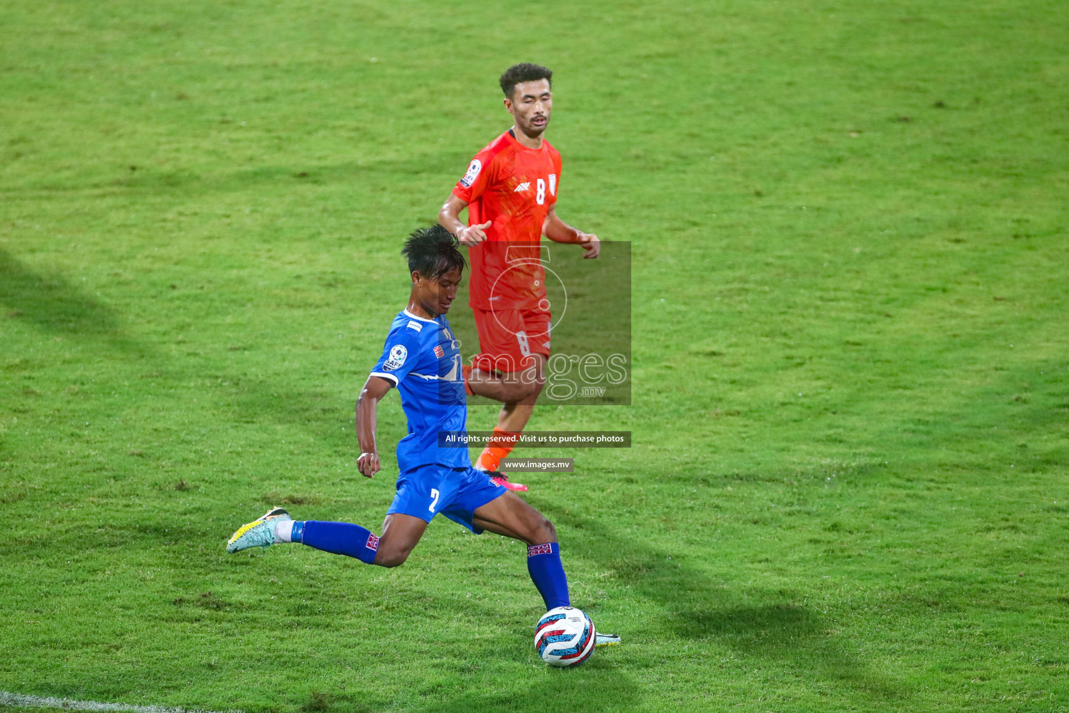 Nepal vs India in SAFF Championship 2023 held in Sree Kanteerava Stadium, Bengaluru, India, on Saturday, 24th June 2023. Photos: Nausham Waheed / images.mv