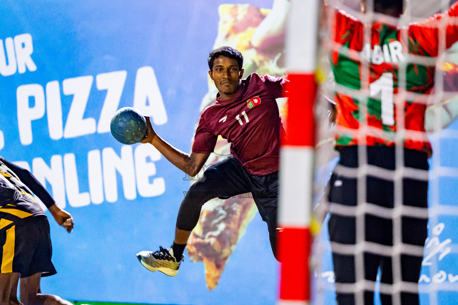 U-19 National Team vs Bangladesh Ansarvdp from Handball International Friendly Series held in Handball ground, Male', Maldives on Sunday, 30th June 2023 Photos: Nausham Waheed/ Images.mv