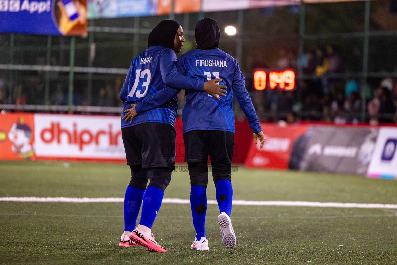 STELCO RECREATION CLUB vs TEAM DHARUMAVANTHA in Eighteen Thirty 2024 held in Rehendi Futsal Ground, Hulhumale', Maldives on Thursday, 5th September 2024. 
Photos: Hassan Simah / images.mv