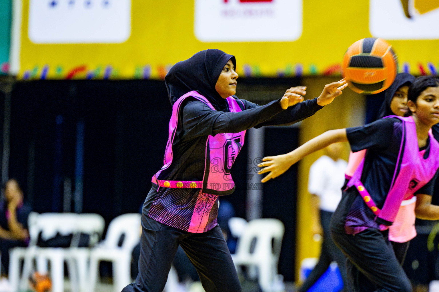 Day 5 of 21st National Netball Tournament was held in Social Canter at Male', Maldives on Sunday, 13th May 2024. Photos: Nausham Waheed / images.mv