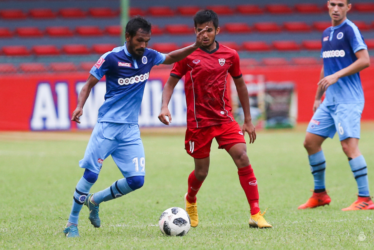 Dhiraagu Dhivehi Premier League 2018 New Radiant vs TC Sports Club, Male' Maldives, Thursday, September 27, 2018 (Images.mv Photo/Suadh Abdul Sattar)