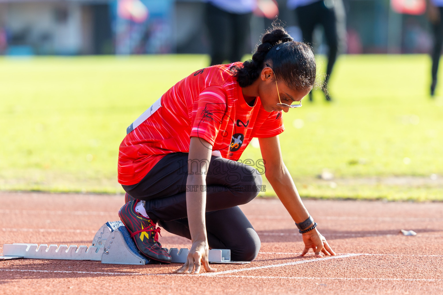 Day 1 of 33rd National Athletics Championship was held in Ekuveni Track at Male', Maldives on Thursday, 5th September 2024. Photos: Nausham Waheed / images.mv