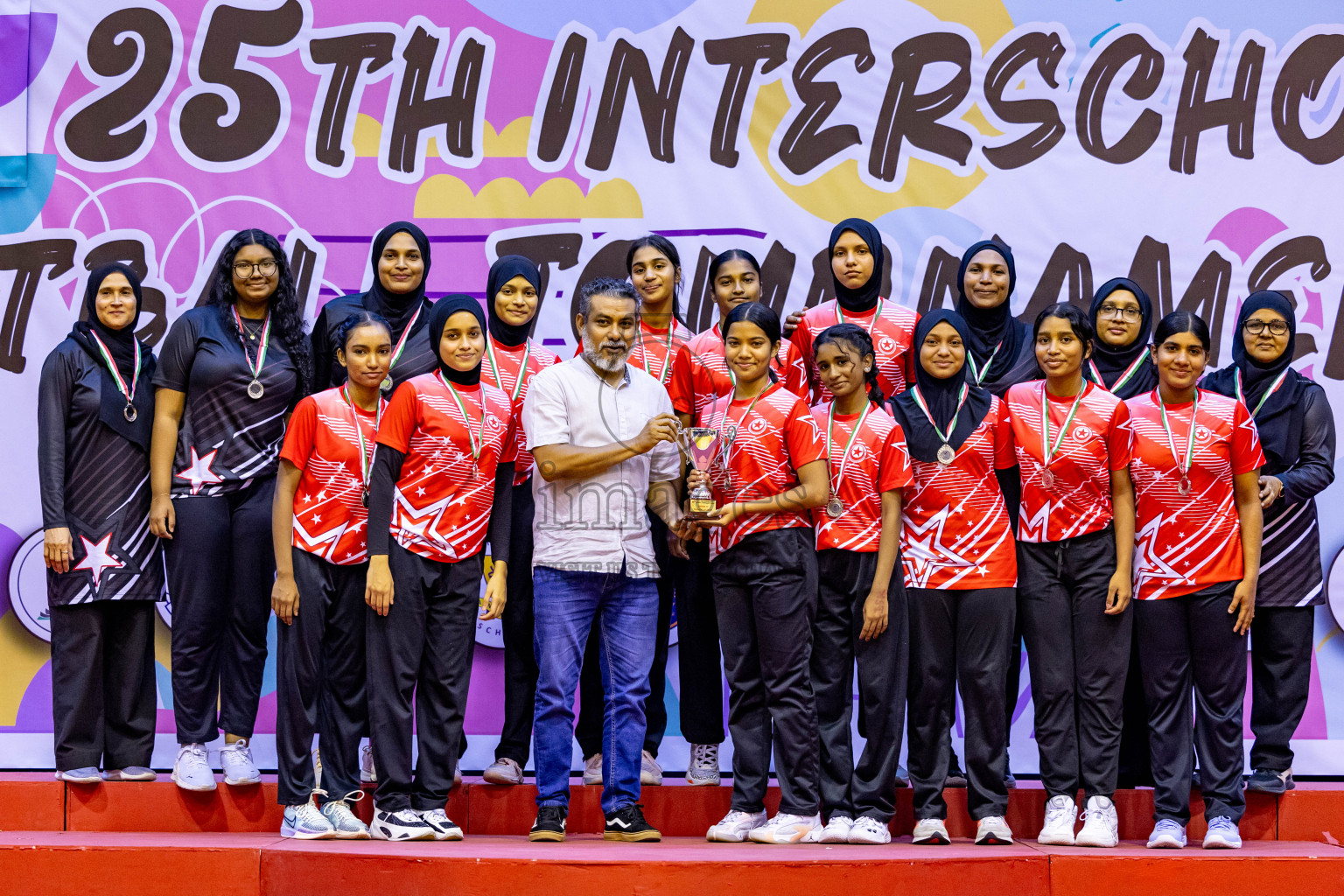 Closing Ceremony of Inter-school Netball Tournament held in Social Center at Male', Maldives on Monday, 26th August 2024. Photos: Hassan Simah / images.mv