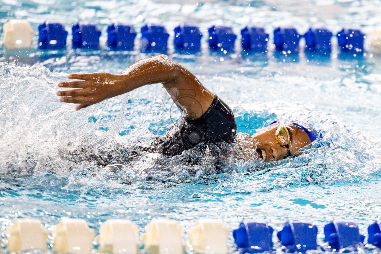 Day 5 of National Swimming Competition 2024 held in Hulhumale', Maldives on Tuesday, 17th December 2024. 
Photos: Hassan Simah / images.mv