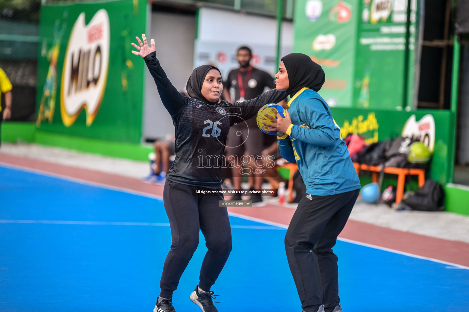 Day 10 of Milo 6th Inter Office Handball Tournament 2022 - Photos by Nausham Waheed