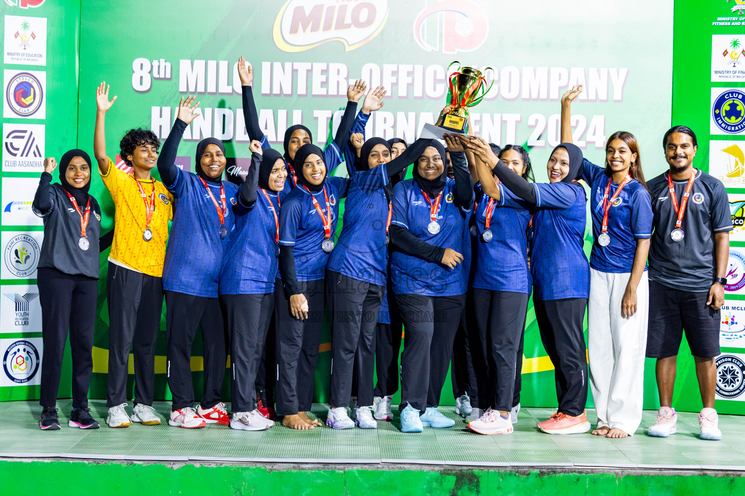 2nd Division Final of 8th Inter-Office/Company Handball Tournament 2024, held in Handball ground, Male', Maldives on Tuesday, 17th September 2024 Photos: Nausham Waheed/ Images.mv