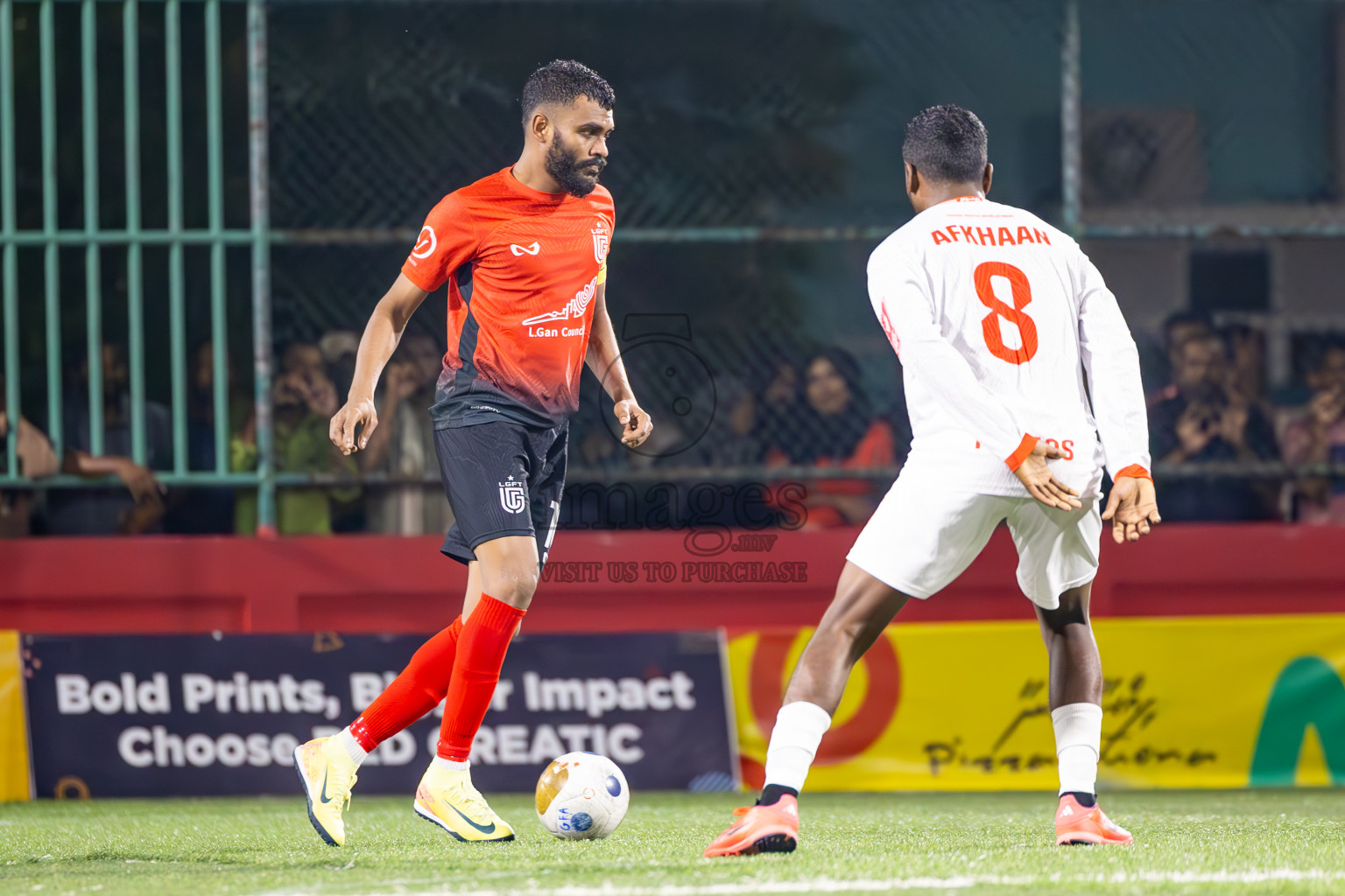 L Gan vs L Isdhoo in Laamu Atoll Finals Day 26 of Golden Futsal Challenge 2025 was held on Thursday , 30th January 2025, in Hulhumale', Maldives. Photos: Ismail Thoriq / images.mv