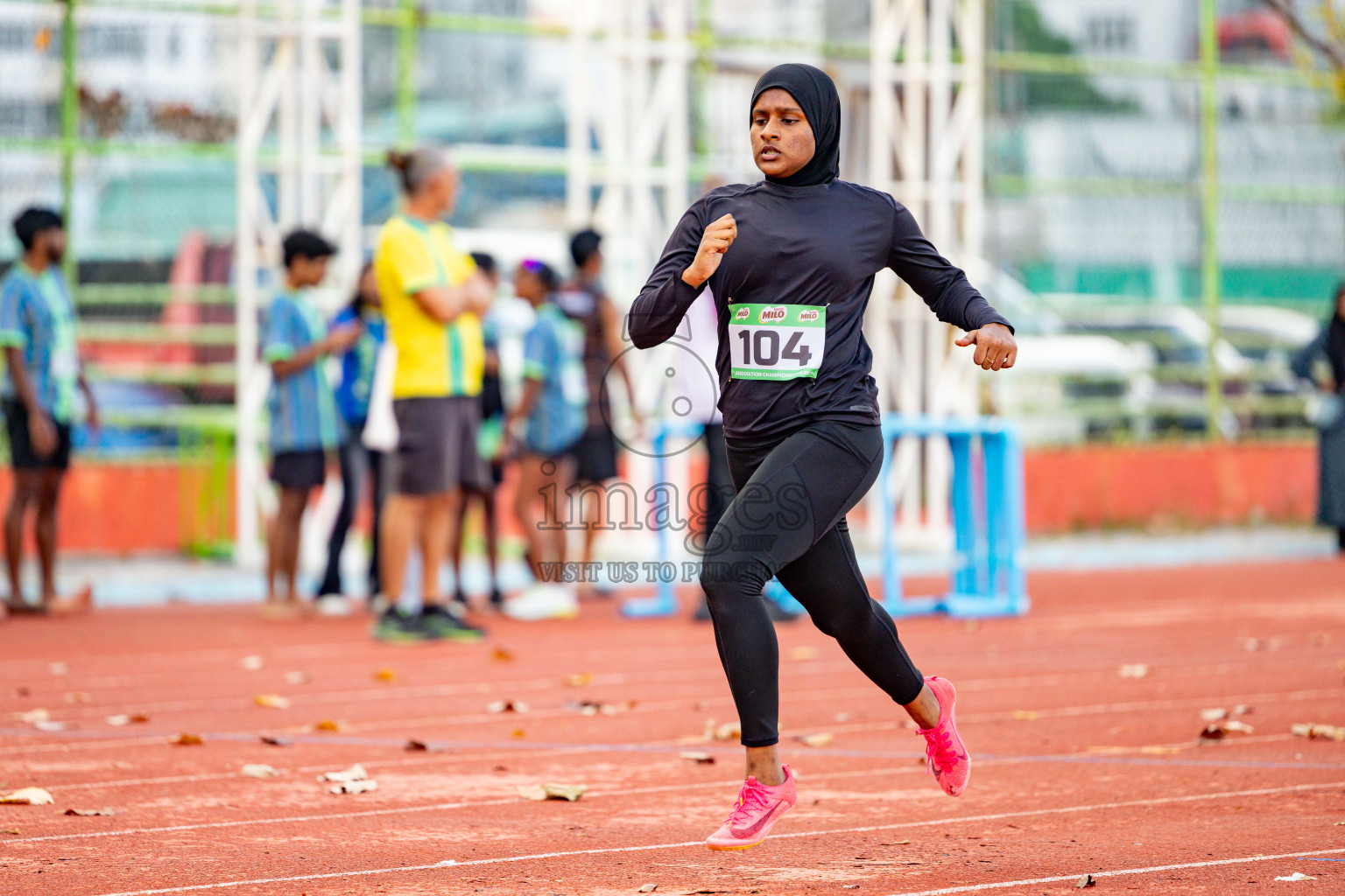 Day 2 of 12th Milo Association Championships was held in Ekuveni Track at Male', Maldives on Friday, 25th April 2025. Photos: Hassan Simah / images.mv